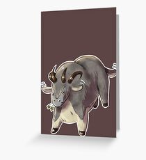 Cute Guild Wars Dolyak Greeting Card