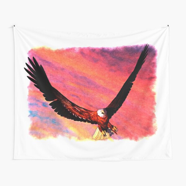 Eagle in the Morning Sun Tapestry