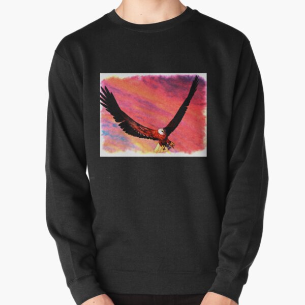 Eagle in the Morning Sun Pullover Sweatshirt