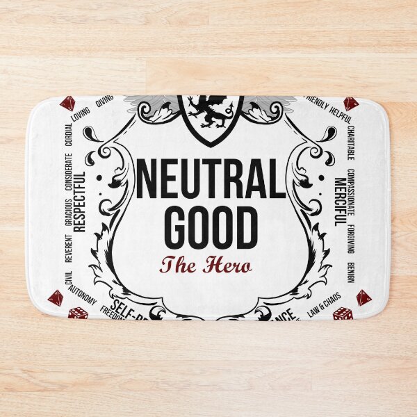 Item preview, Neutral Good - Black: Alignment Series designed and sold by Milmino.
