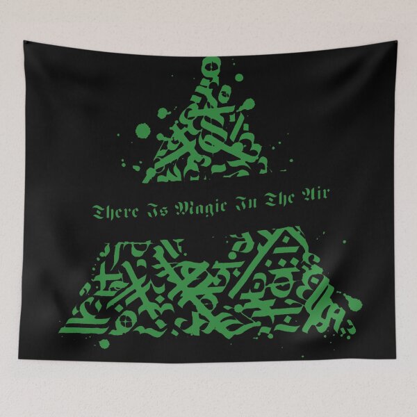 Item preview, There Is Magic In The Air - Green Celtic Triangle  designed and sold by Niina  Niskanen.