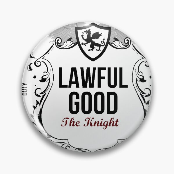 Item preview, Lawful Good - Black: Alignment Series designed and sold by Milmino.