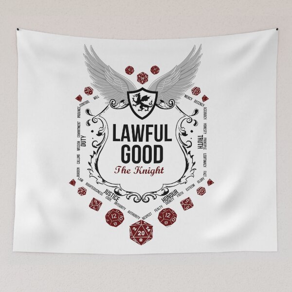 Item preview, Lawful Good - Black: Alignment Series designed and sold by Milmino.