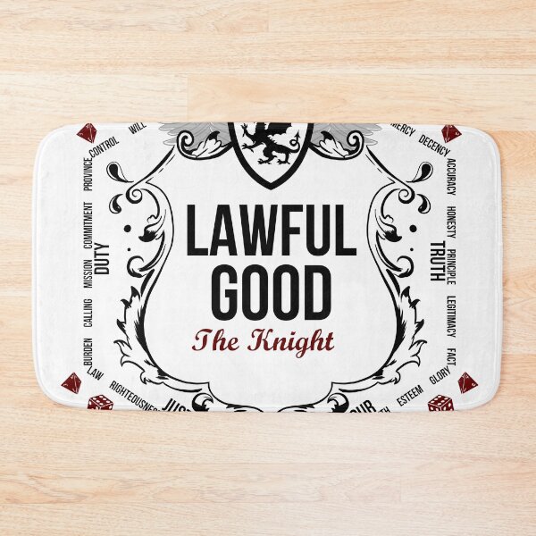 Item preview, Lawful Good - Black: Alignment Series designed and sold by Milmino.