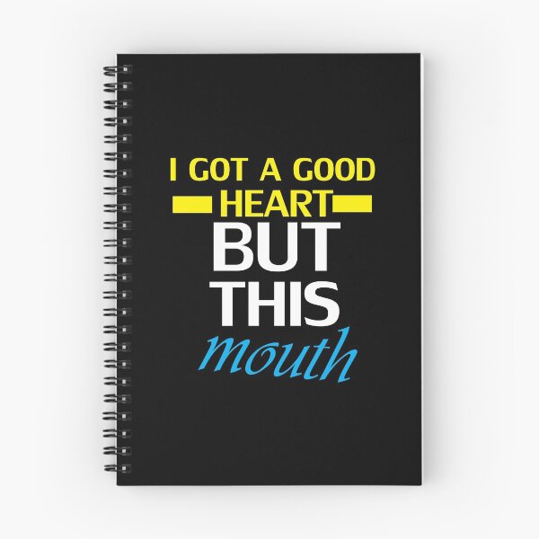 Item preview, Good heart bad mouth designed and sold by digiluminate.