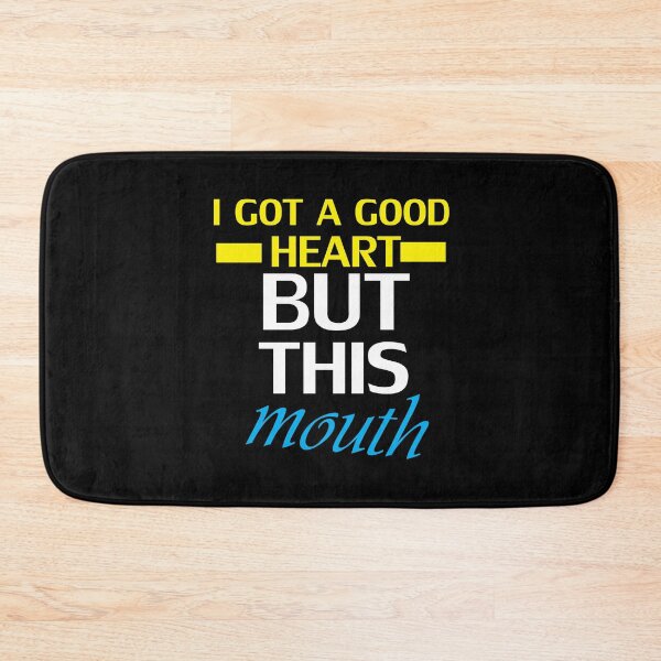 Item preview, Good heart bad mouth designed and sold by digiluminate.