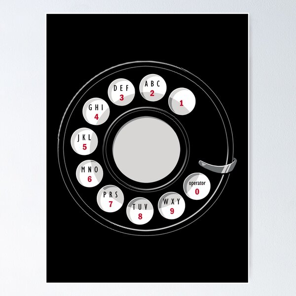 Item preview, Rotary Me | Old Rotary Phone designed and sold by BootsBoots.