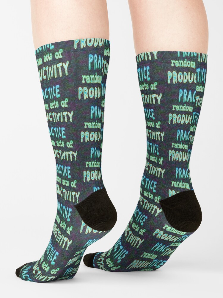 Alternate view of Practice Random Acts of Productivity. Socks
