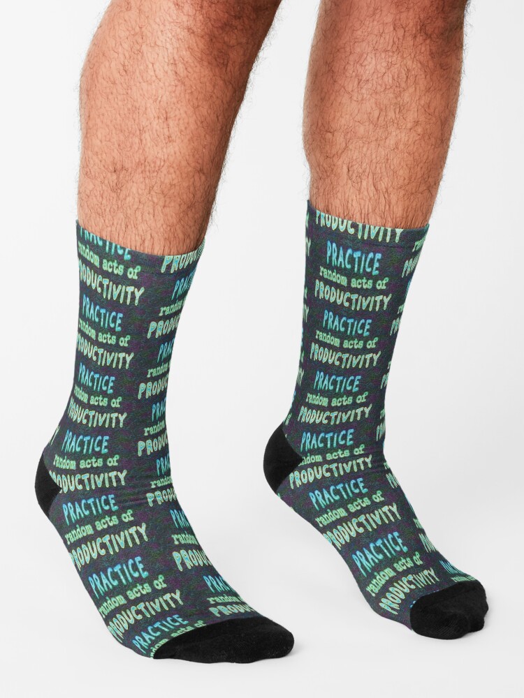 Alternate view of Practice Random Acts of Productivity. Socks