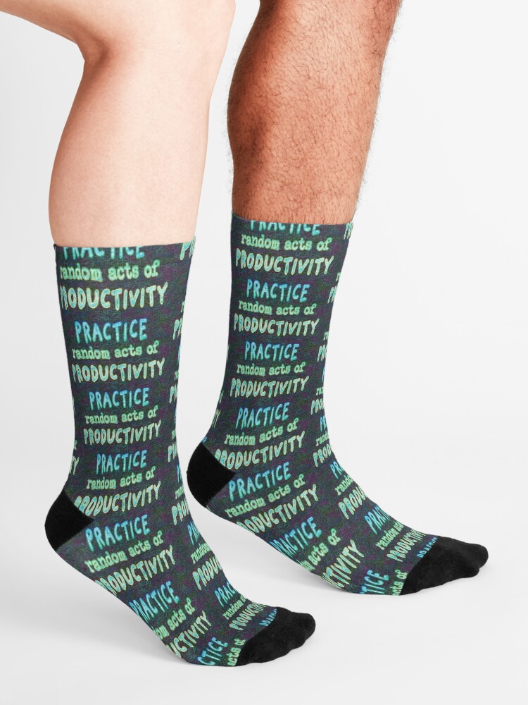 Alternate view of Practice Random Acts of Productivity. Socks