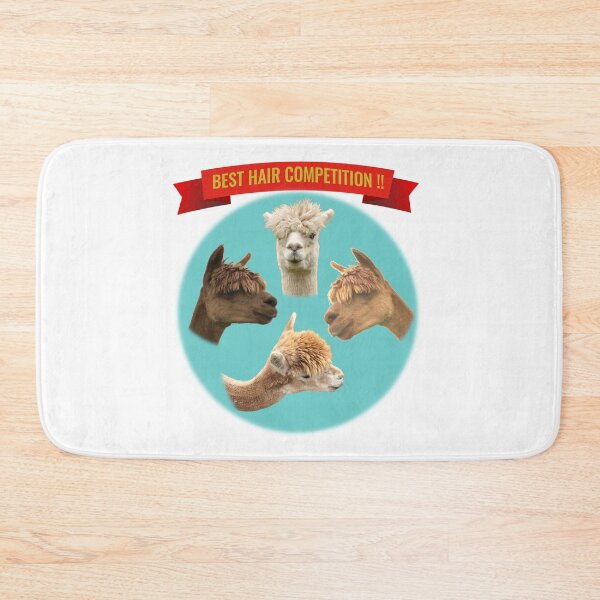 Item preview, Best Hair Competition. Starring Llamas and Alpacas. designed and sold by MindTravel.