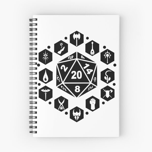 Item preview, Clases de juegos de rol - Negro designed and sold by Milmino.