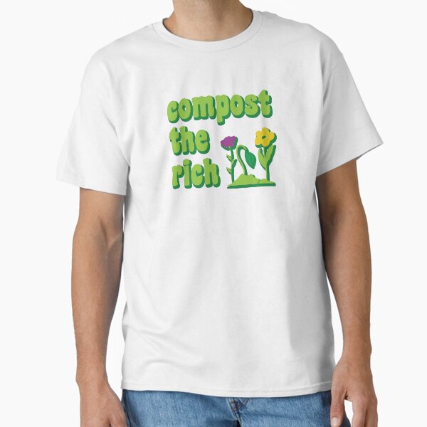 Item preview, Compost the Rich Cute Retro Socialism  designed and sold by GRAPHICxBOMB.