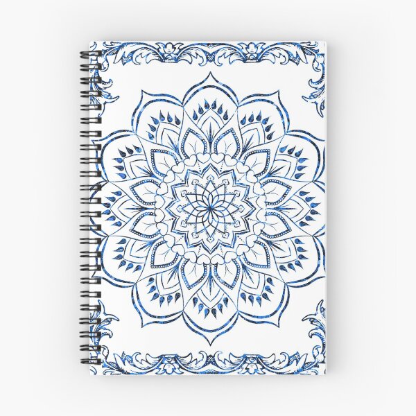 Artikelvorschau, Schönes blaues Mandala entworfen und verkauft von TeamManja.