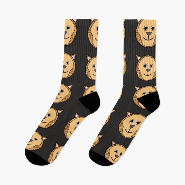 Item preview, Funny Cartoon Lion Smiley Face Graphic Vintage Design designed and sold by delohill.