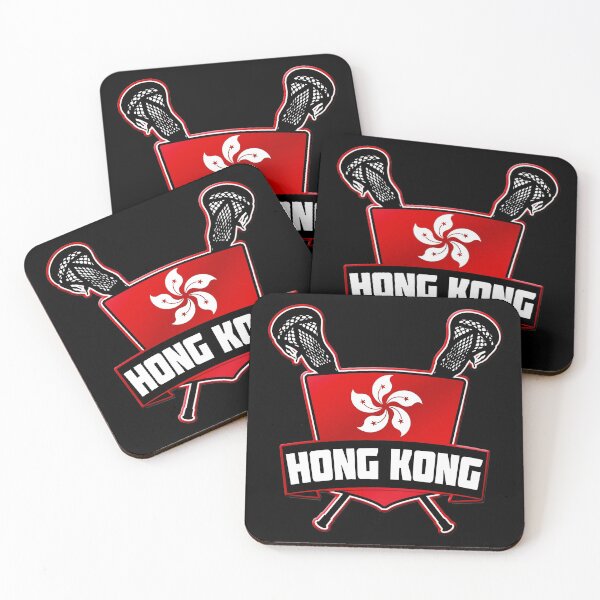 Item preview, Hong Kong Lacrosse Flag Logo, LAX designed and sold by gamefacegear.