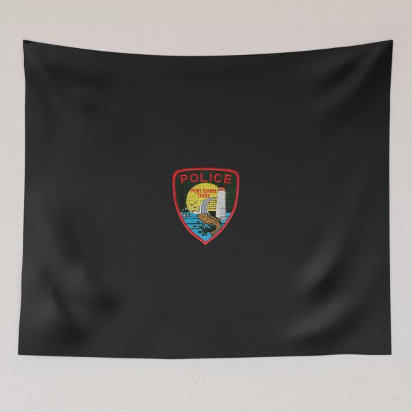 Item preview, Port Isabel Police designed and sold by Lawrence Baird.