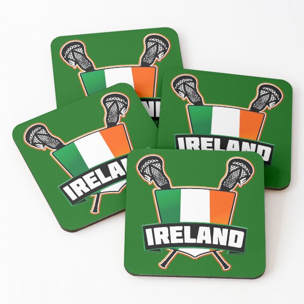Item preview, Ireland Lacrosse Flag Logo, LAX designed and sold by gamefacegear.