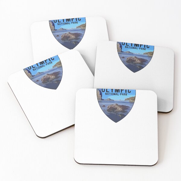 Item preview, Olympic, National Park, Watercolor designed and sold by StickerDirect.