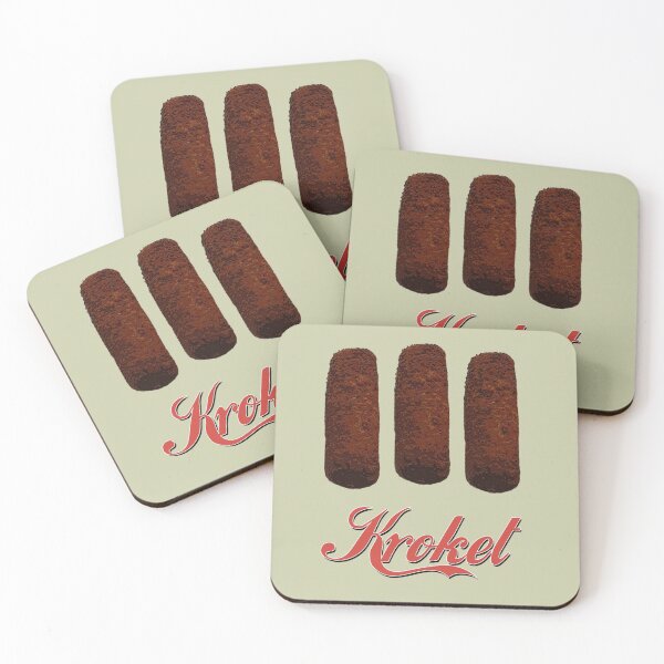 Item preview, Kroket Dutch Frituur Snack Design Based on Andy Warhol's "3 Coke Bottles" designed and sold by dennieb.