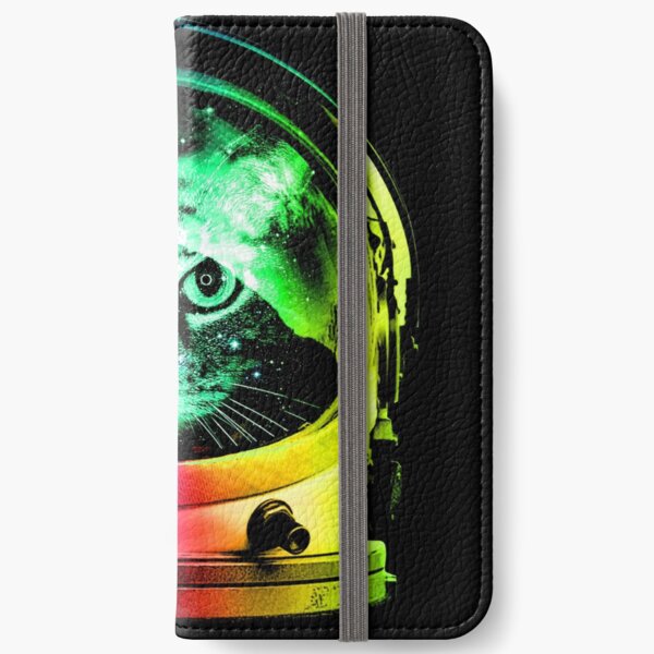 Astronaut Cat iPhone Wallet