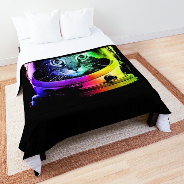 Astronaut Cat Comforter