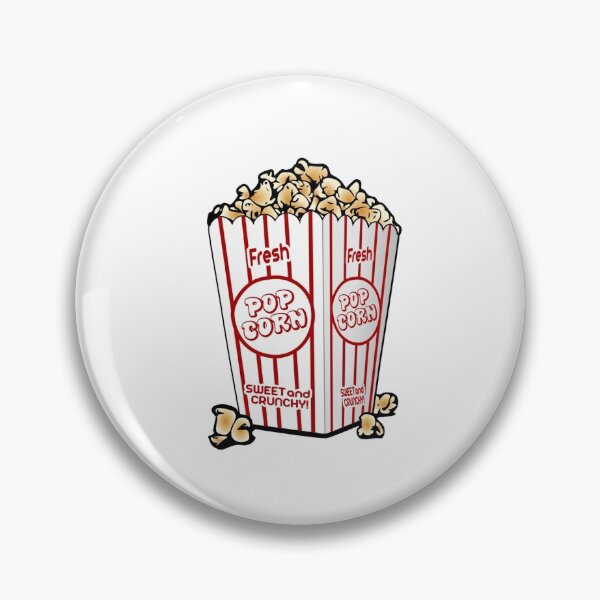 Item preview, Popcorn Classic Popcorn Movie Stripped Red White Box Cinema designed and sold by Draculaura2009.