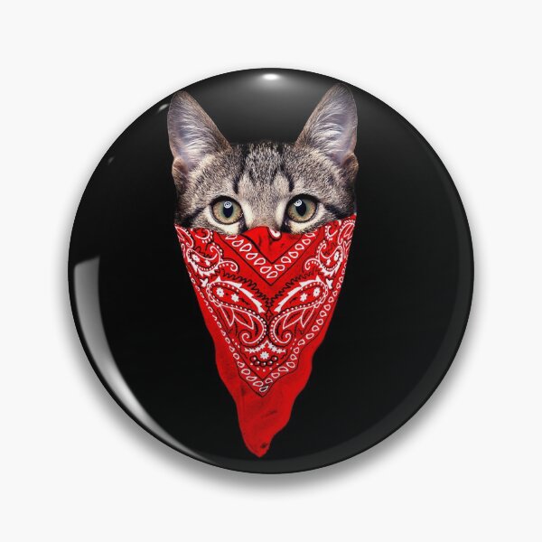 Gangster Cat Pin