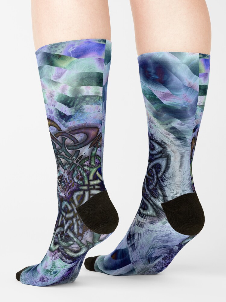 Alternate view of Celtic Star Socks