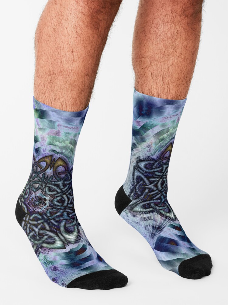 Alternate view of Celtic Star Socks