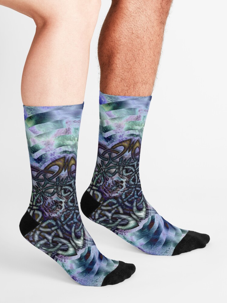 Alternate view of Celtic Star Socks