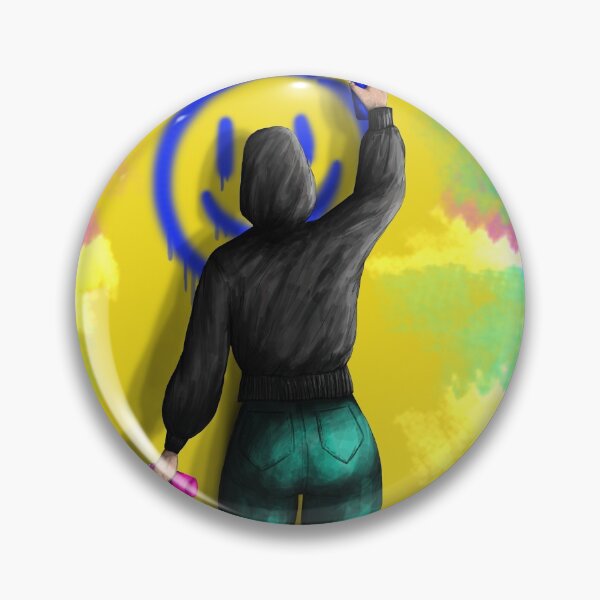 Item preview, Female sprayer with colorful background designed and sold by Jojo269.