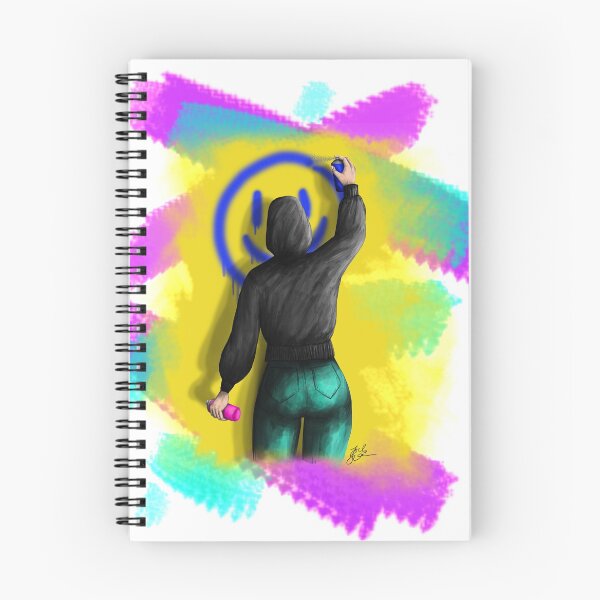 Item preview, Female sprayer with colorful background designed and sold by Jojo269.