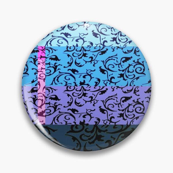 Item preview, ARABIATA 23 black blue patterns Morocco Essaouira flowers leaves design arabesques scrolls decor designed and sold by dragonemma.