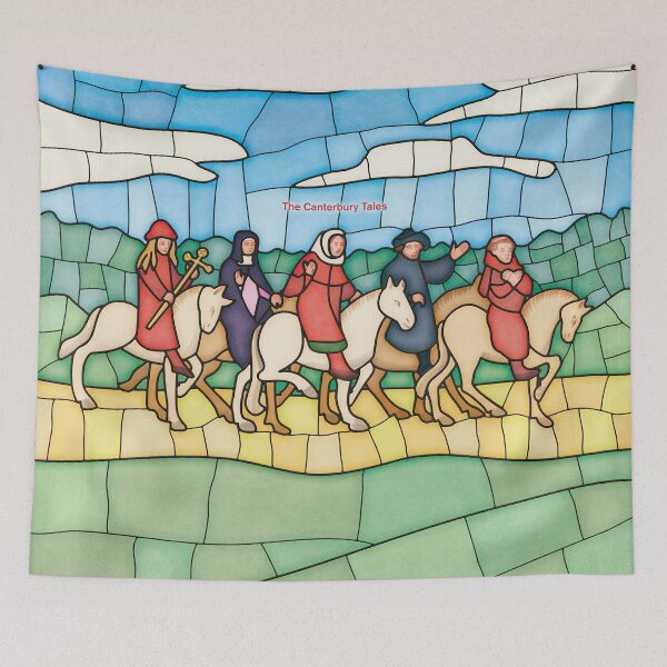 Item preview, The Canterbury Tales - Geoffrey Chaucer Literary Art for Bibliophiles, Readers and Writers designed and sold by RedHillPrints.