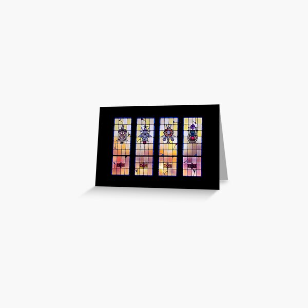 A Window Looking to Heaven Greeting Card