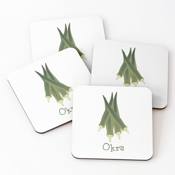 Item preview, Adorable kawaii Okra designed and sold by Hedgie Designs.