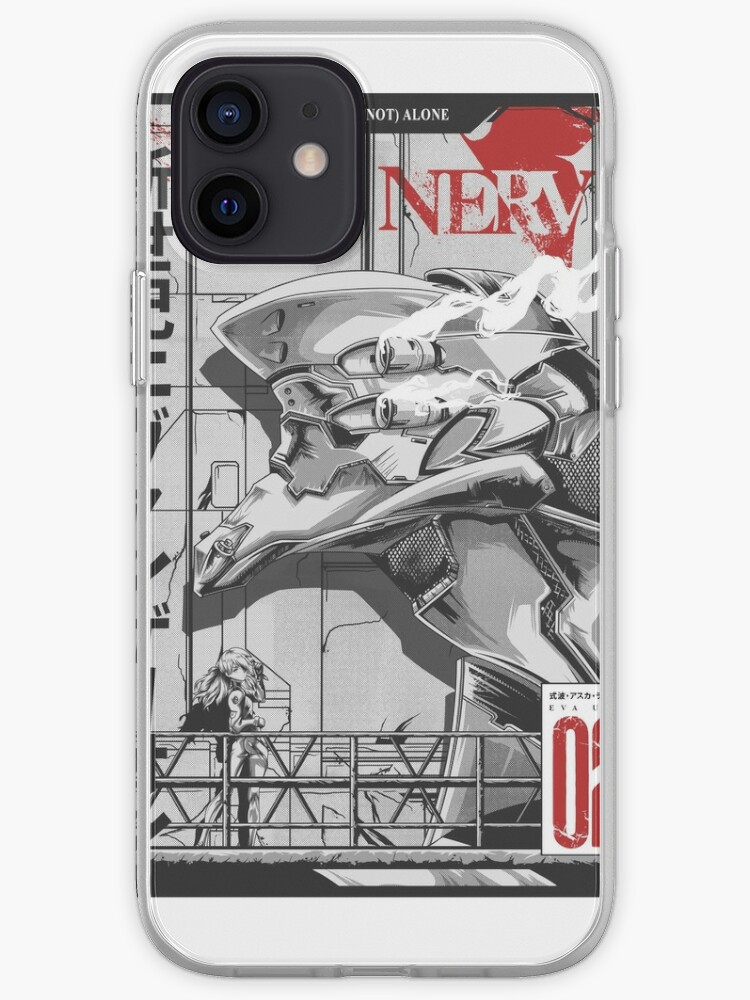 Evangelion Eva 02 Poster Iphone Case Cover By Jhonyknight Redbubble