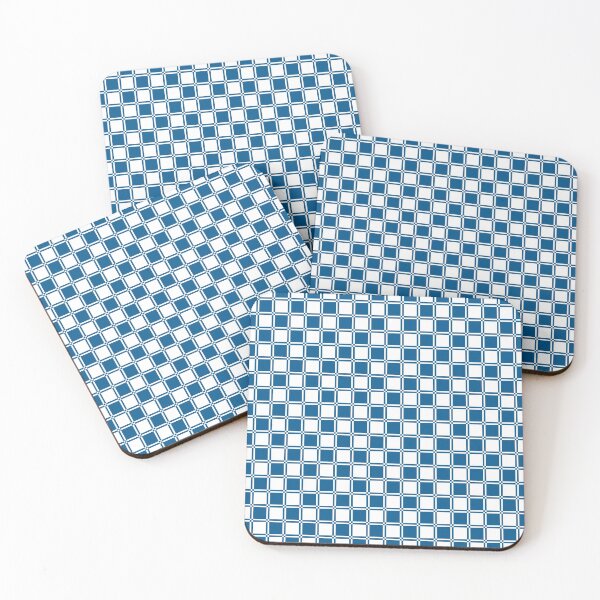 Item preview, Blue and White Kitchen Tiles Plaid Pattern designed and sold by Dator-Abstracts.