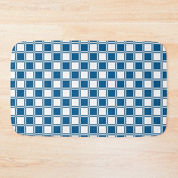 Item preview, Blue and White Kitchen Tiles Plaid Pattern designed and sold by Dator-Abstracts.