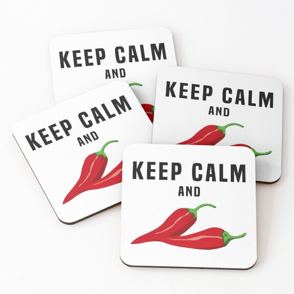 Item preview, Keep Calm and Hot Pepper designed and sold by fourretout.