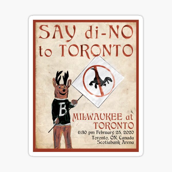 Say di-NO to Toronto Sticker