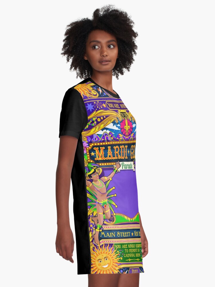 Mardi gras t shirt hot sale dress