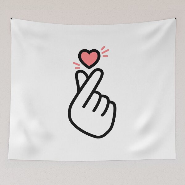 Item preview, finger heart sign designed and sold by Thecure5.