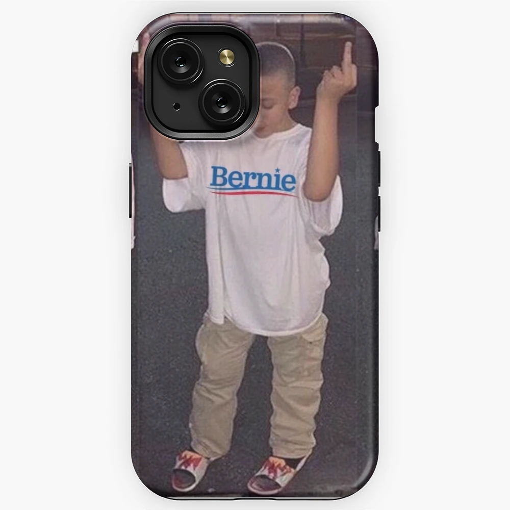 timmy thick wearing a bernie shirt 