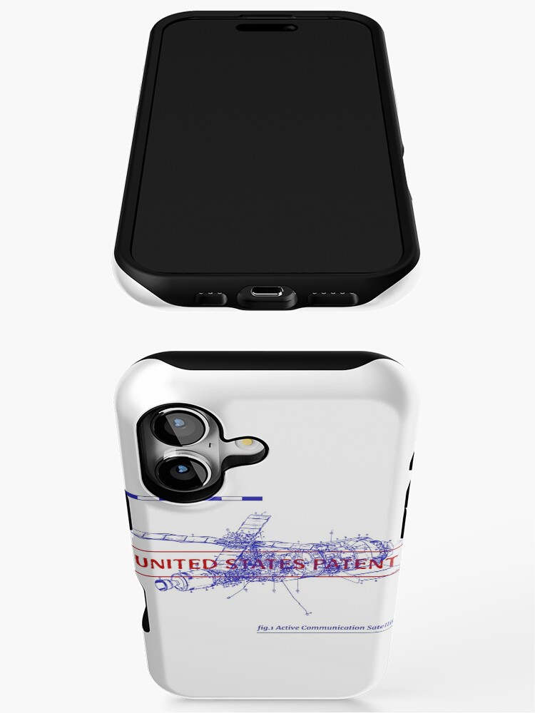 SATELLITE BLUEPRINT iPhone Case