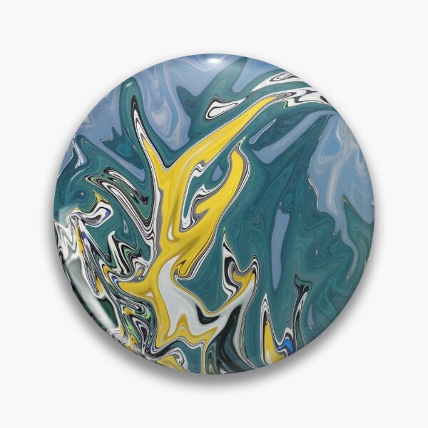 Item preview, Fantasy, splashes, waves, yellow, blue, green, brown, photography, BebiCervin designed and sold by BebiCervin.