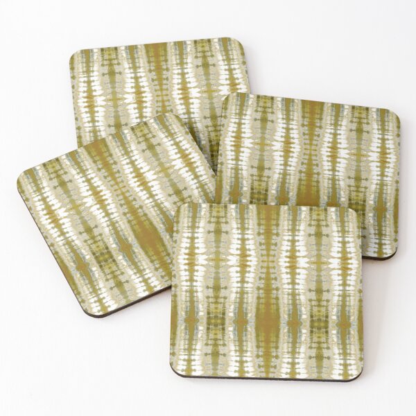 Item preview, Shibori Itajime Table Olive designed and sold by Nina May Designs.