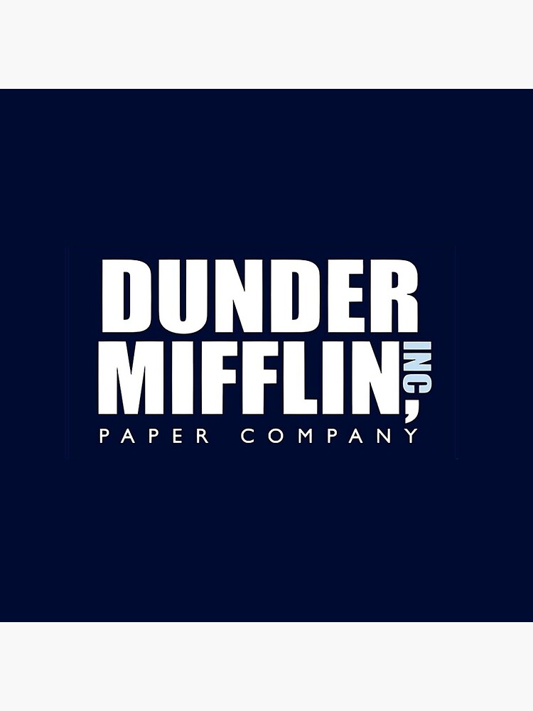  The Office Dunder Mifflin Logo Paper Drink Coasters