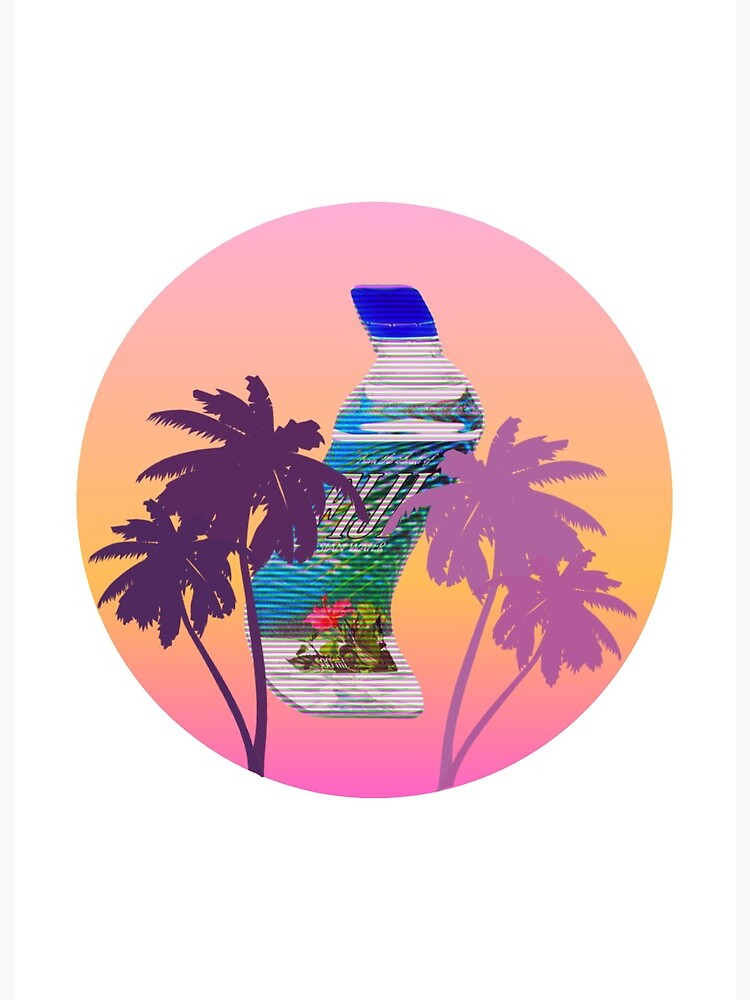 Aesthetic Fiji Water Bottle! Art Board Print for Sale by PennySoda